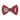 Snow Dog Plaid Bow Tie