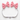 Double Bow Pink Dog Headband
